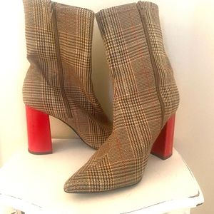 Jeffrey Campbell Plaid Booties